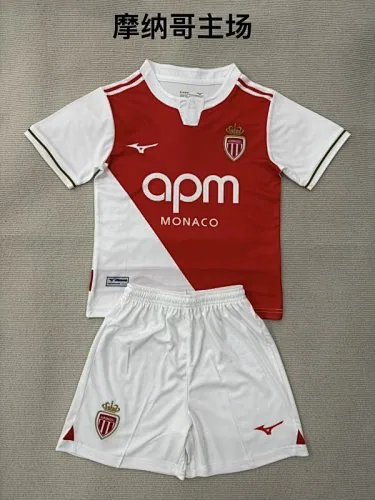 25-26 Monaco Home Soccer Jerseys