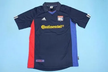 01/02 Lyon Away Retro Soccer Jerseys