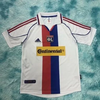 2000/01 Lyon Home Retro Soccer Jerseys