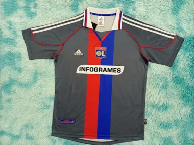 2000/01 Lyon Away Retro Soccer Jerseys