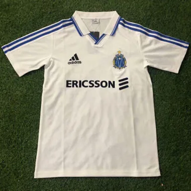 99/00 Marseille Home Retro Soccer Jerseys
