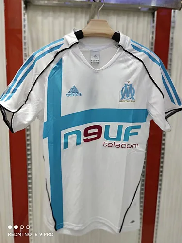 2005/06 Marseille Home Retro Soccer Jerseys
