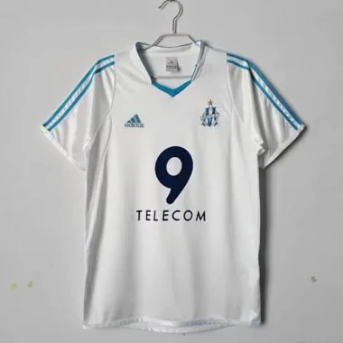 2003/04 Marseille Home Retro Soccer Jerseys