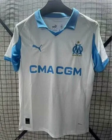 25-26 Marseille Home Soccer Jerseys