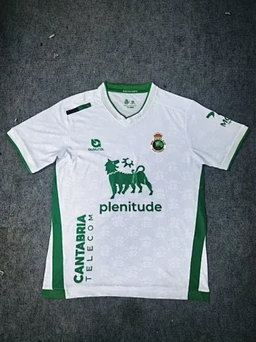 25-26 Racing de Santander Home Soccer Jerseys