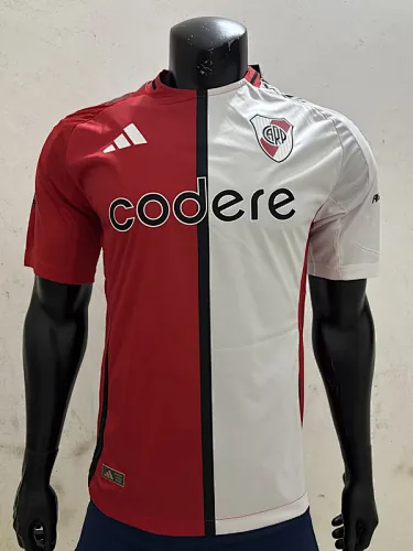 25-26 River Plate Home Player Version Soccer Jerseys