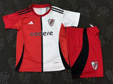 25-26 River Plate Third Kids Soccer Jerseys
