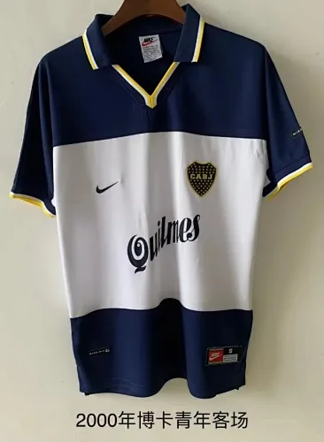 2000 Boca Home Retro Soccer Jerseys