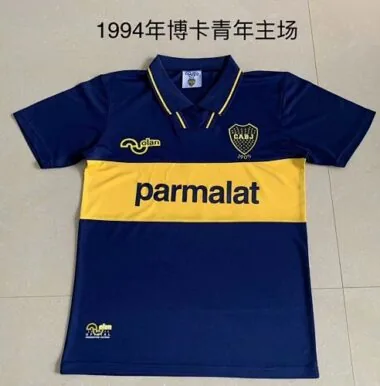 1994 Boca Home Retro Soccer Jerseys
