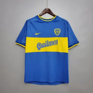 99/00 Boca Home Retro Soccer Jerseys