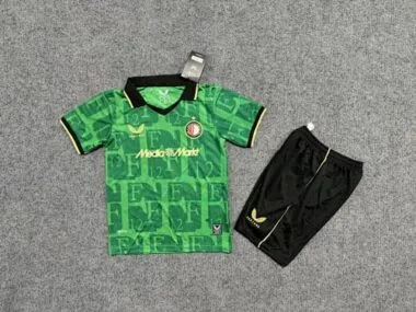 25-26 Feyenoord Fourth Kids Soccer Jerseys