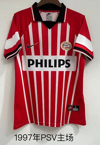 1997 PSV Home Retro Soccer Jerseys