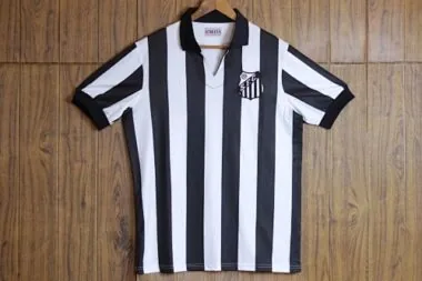 1958 Santos Home Retro Soccer Jerseys
