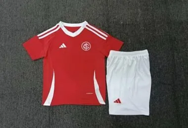 25-26 Internacional Home Kids Soccer Jerseys