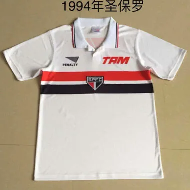 93-94 Sao Paulo Home Soccer Jerseys