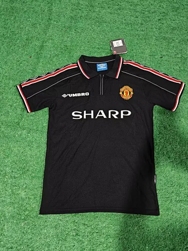 98/99 M-anchester U-nited Away Retro Soccer Jerseys