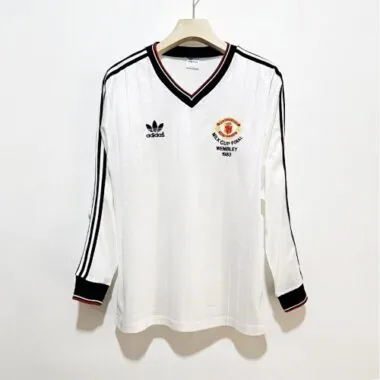 1983 M-anchester U-nited Retro Long Sleeve Soccer Jerseys