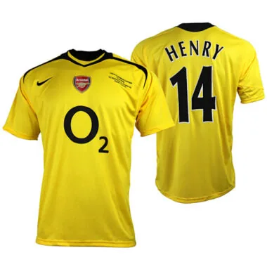 05/06 Camisolas de futebol retro do Arsenal para jogos fora de casa