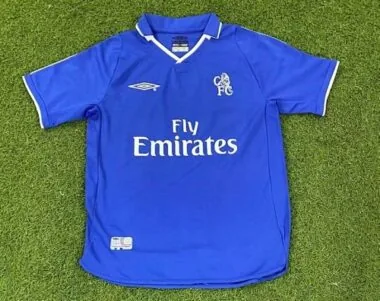 2001 Chelsea Home Retro Soccer Jerseys