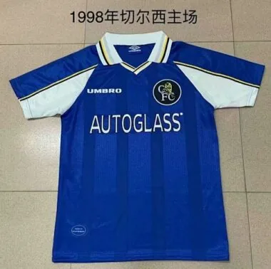1998 Chelsea Home Retro Soccer Jerseys
