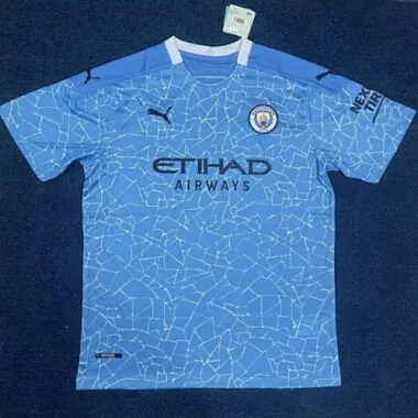20/21 Manchester City Home Retro Soccer Jerseys