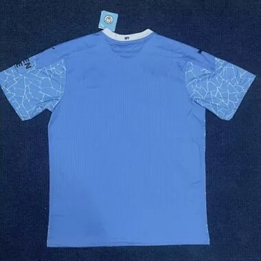 Imagem 2 do álbum 20/21 Manchester City Home Retro Soccer Jerseys