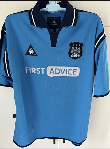 02/03 Manchester City Home Retro Soccer Jerseys