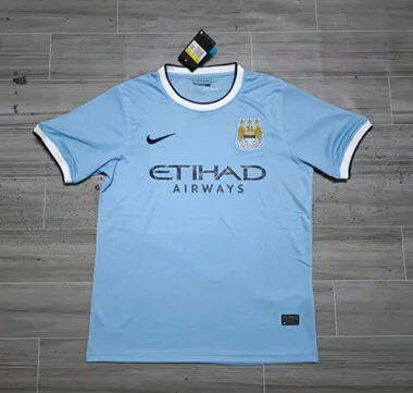 13/14 Manchester City Home Retro Soccer Jerseys