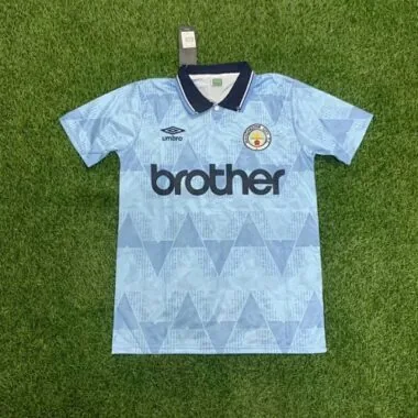 1989 Manchester City Home Retro Soccer Jerseys