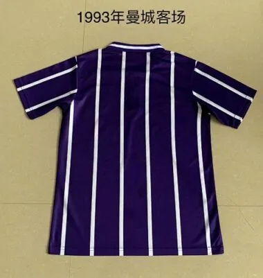 Afbeelding 2 van album 1993 Manchester City Away Retro Soccer Jerseys