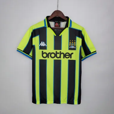 98/99 Manchester City Away Retro Soccer Jerseys
