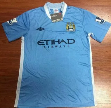11/12 Manchester City Home Retro Soccer Jerseys