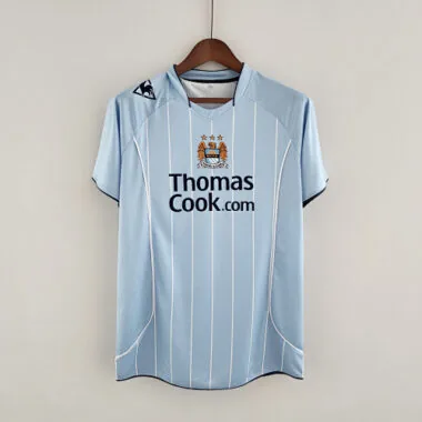 08/09 Manchester City Home Retro Soccer Jerseys