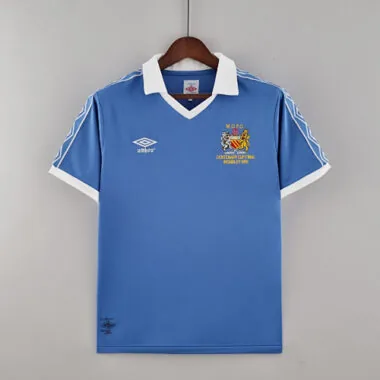 1981/82 Manchester City Home Retro Soccer Jerseys