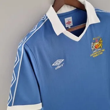 Imagem 3 do álbum 1981/82 Manchester City Home Retro Soccer Jerseys