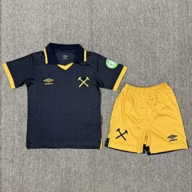 25-26 West Ham Third Kids Soccer Jerseys