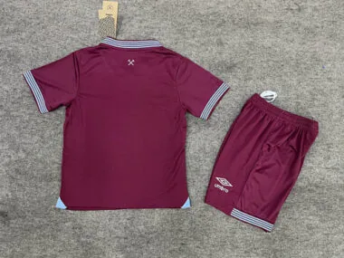 25-26 West Ham Home Kids Soccer Jerseys album image 2