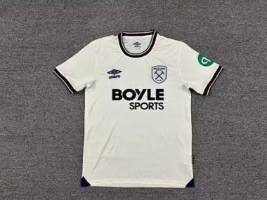 25-26 West Ham Away Soccer Jerseys