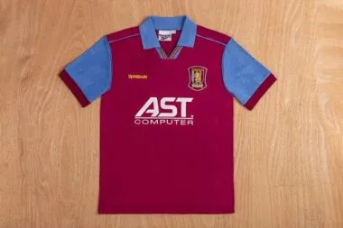 95/97 Aston Villa Home Retro Soccer Jerseys