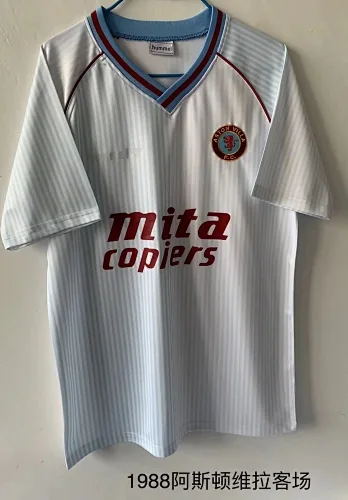 1988 Aston Villa Away Retro Soccer Jerseys
