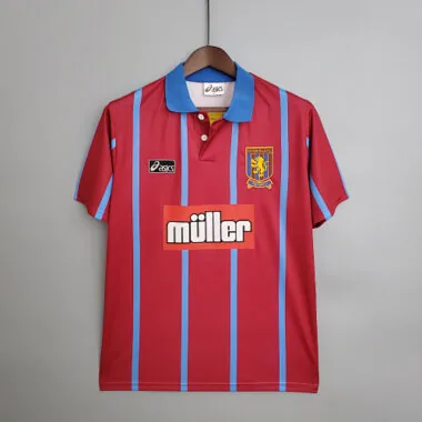 1993/95 Aston Villa Home Retro Soccer Jerseys