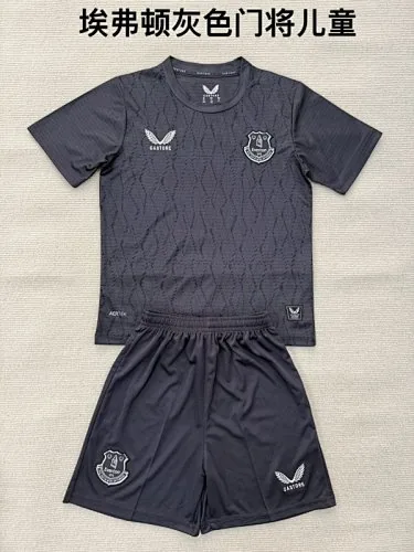 25-26 Everton Goalkeeper Kids Soccer Jerseys