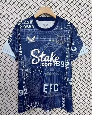 25-26 Everton Training Soccer Jerseys