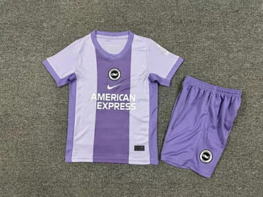 25-26 Brighton Away Kids Soccer Jerseys