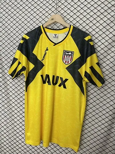 Camisetas de fútbol retro del Sunderland para partidos fuera de casa de la temporada 1992/93