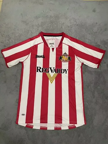 Camisetas de fútbol retro del Sunderland para partidos en casa, 05/06