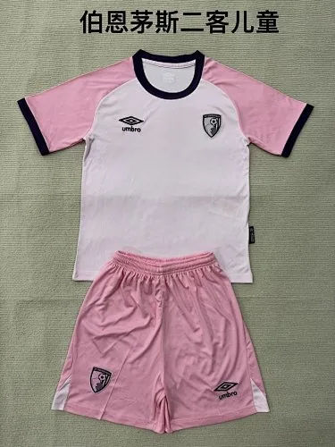 25-26 Bournemouth Third Kids Soccer Jerseys