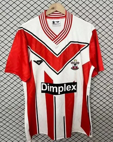 Maglie da calcio da casa del Southampton del 1993 (modello retrò)