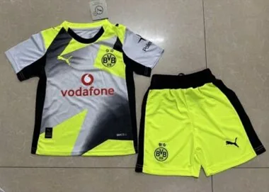 25-26 Dortmund Third Kids Soccer Jerseys