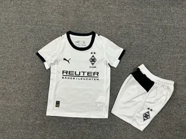 25-26 Monchengladbach Home Kids Soccer Jerseys